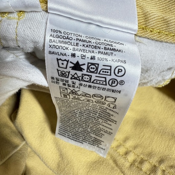 Levis 541 Jeans Mens 34x30 Mustard Yellow Urban Street Retro Casual Bold Rustic - Picture 15 of 16